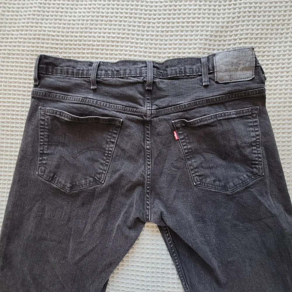 Levi's 569 Loose Straight Jeans Mens 38x30 Black Denim‎ Relaxed Baggy 00569-0125